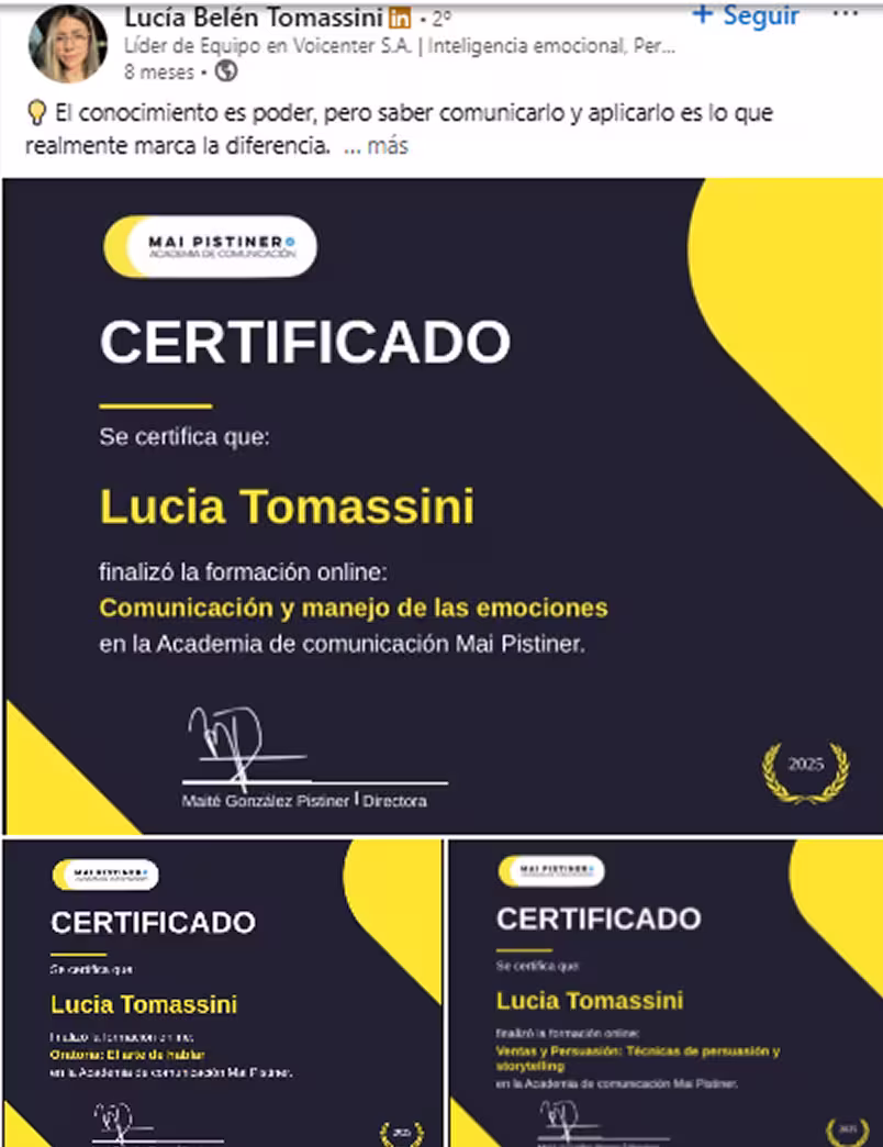 Certificado LinkedIn